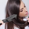 Electric Hair Straightener 4 Temperature Scissor Ceramic Flat Iron Wet Dry Use Bangs Splint Glider Hair Clip Straightener